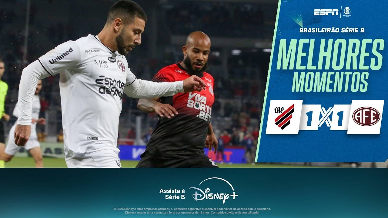 #ไฮไลท์ฟุตบอล [ แอตเลติโก พาราเนนเซ่ 1 - 1 เฟอร์โรเวียเรีย ] บราซิล ซีรี่ย์บี 2025/23.7.68