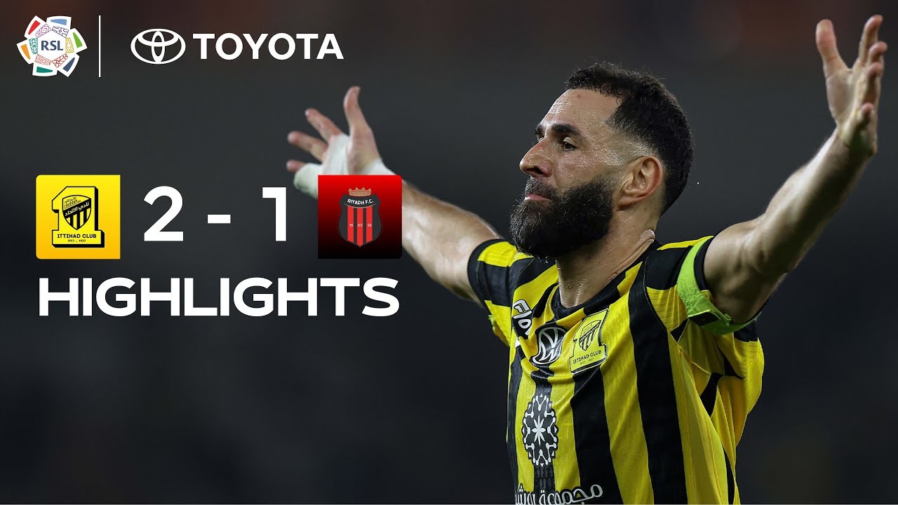 #ไฮไลท์ฟุตบอล [ อัล อิติฮัด 2 - 1 อัล ริยาด ] ซาอุดีอาระเบีย โปรเฟสชั่นแนล ลีก 2025/22.11.68
