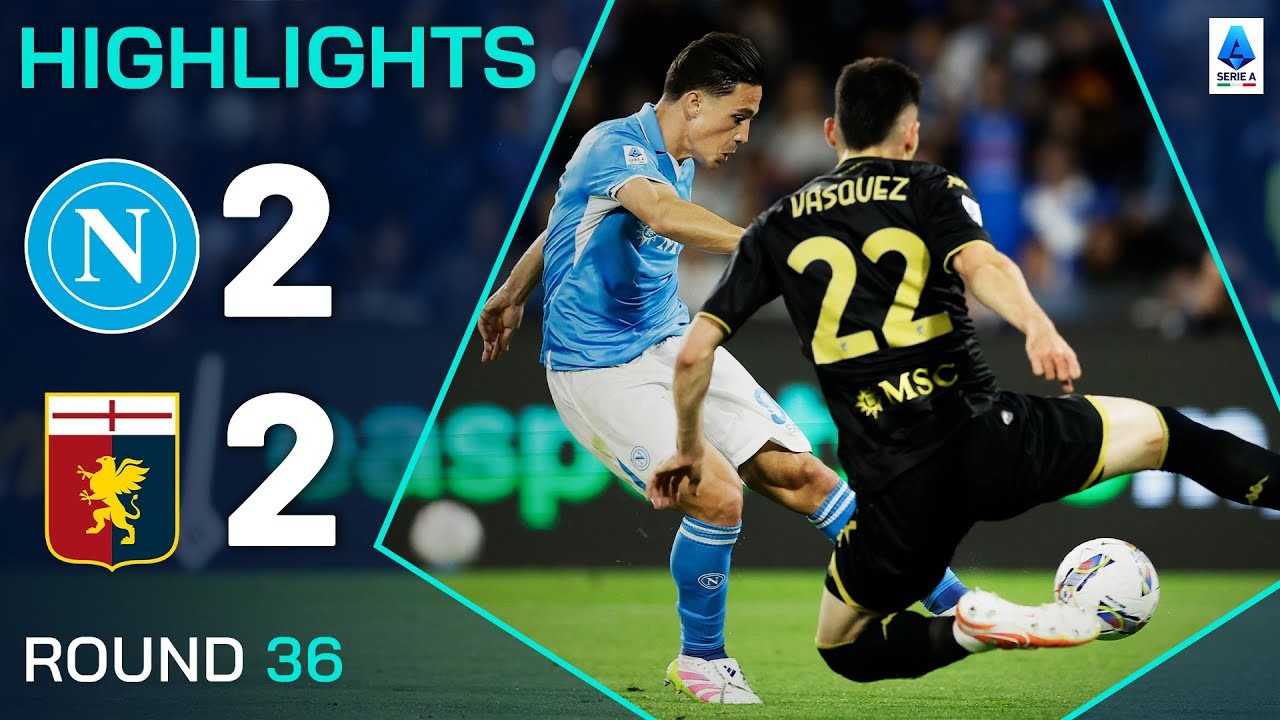 #ไฮไลท์ฟุตบอล [ นาโปลี 2 - 2 เจนัว ] กัลโช่ เซเรียอา อิตาลี 2025/12.5.68