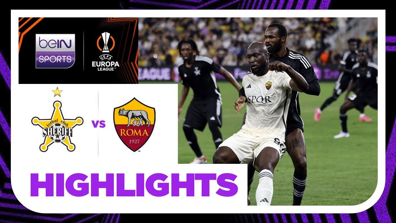 #ไฮไลท์ฟุตบอล [ เชอร์ริฟ ติราสโพล 1 - 2 เอเอส โรม่า ] ยูฟ่า ยูโรป้าลีก รอบแบ่งกลุ่ม 2023/22.9.66
